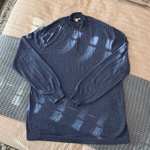 Joseph Abboud merino wool 1/4 zip sweater